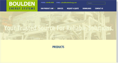 Desktop Screenshot of bouldenenergy.com