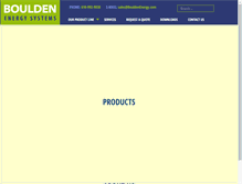 Tablet Screenshot of bouldenenergy.com